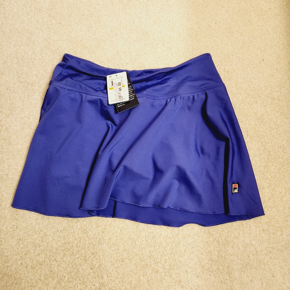 NEW qsmall purple tennis skirt by Fila